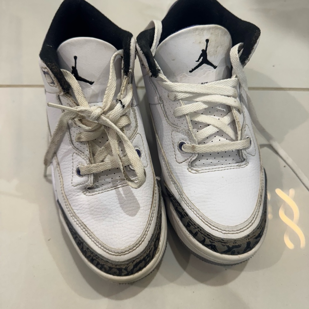 Jordan Kids Shoes White and Black‎